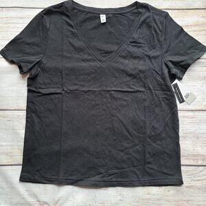4 for $25 - BP Vneck Basic Tshirt Tee Black Small